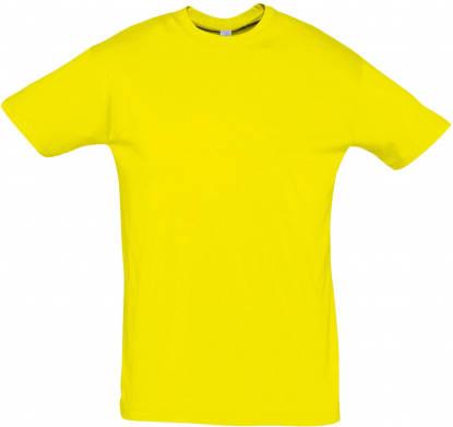 Футболка Regent 150, мужская, ярко-желтая
