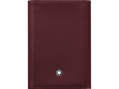 Визитница, Montblanc, бордовая