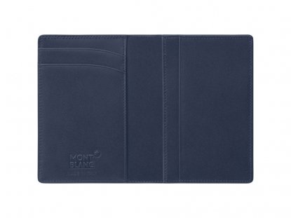 Визитница, Montblanc, синяя, в открытом виде