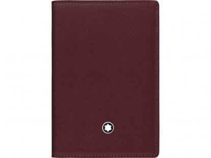 Визитница, Montblanc, бордовая