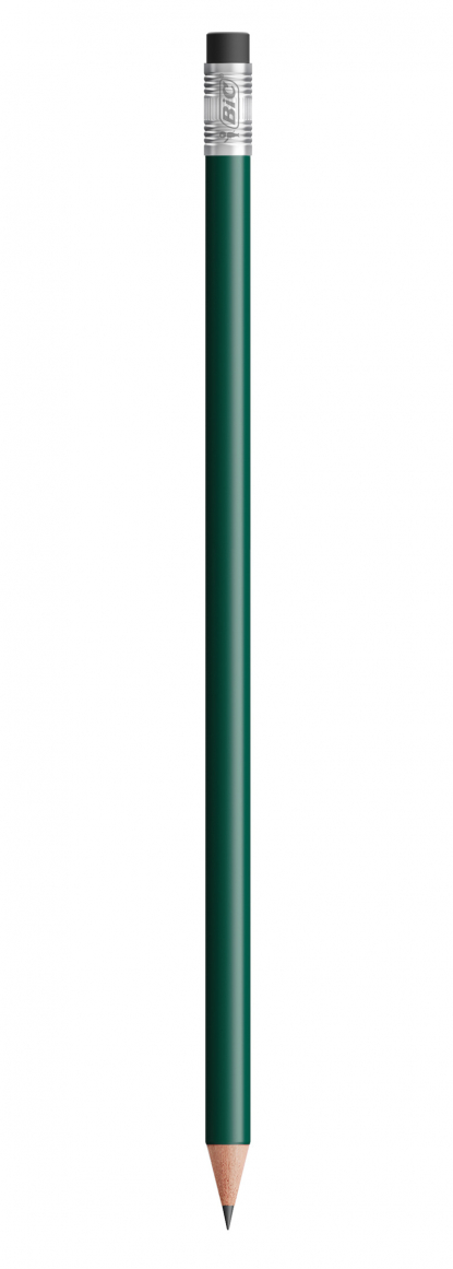 Карандаш Bic Evolution Eraser End, зелёный