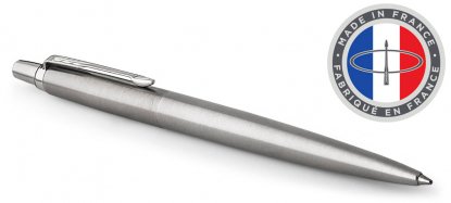 Ручка шариковая Parker Jotter Core Stainless Steel CT, серебристые детали