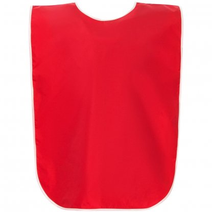 Манишка Member, единый размер, красная с белым