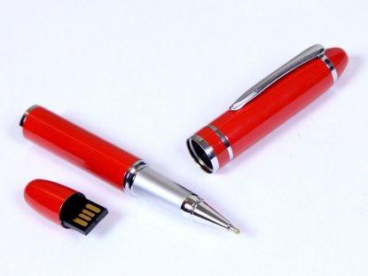 Флешка-ручка, красная