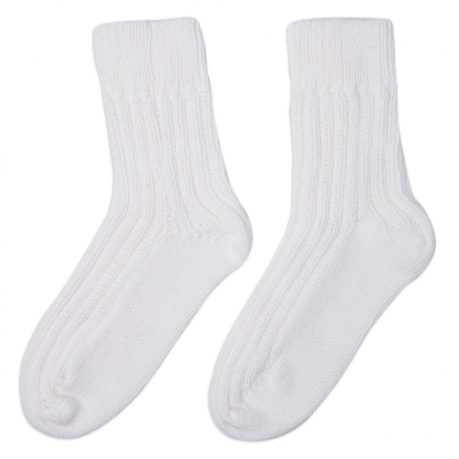 Носки вязаные НАСВЯЗИ©, белые