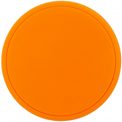 Лейбл из ПВХ Dzeta Round, L, оранжевый