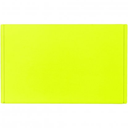 Лейбл из ПВХ Dzeta, XL, желтый неон