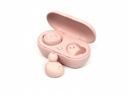 Беспроводные наушники Accesstyle Denim TWS, розовые