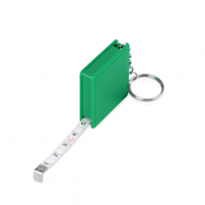 Брелок-рулетка Tape, зелёный, 1 метр