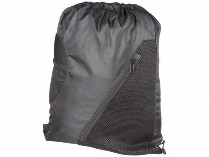 Спортивный рюкзак из сетки на молнии, чёрный