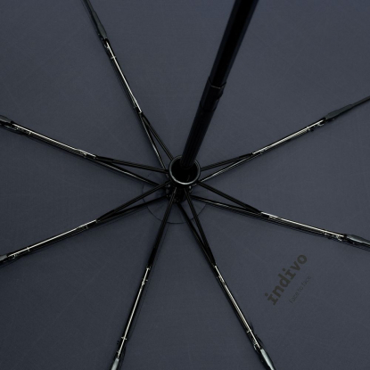 Складной зонт doubleDub, темно-синий, спицы