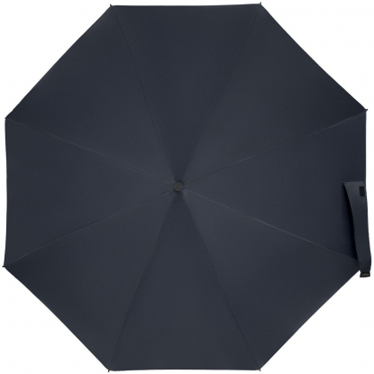 Складной зонт doubleDub, темно-синий, купол