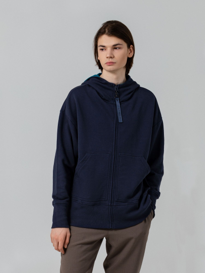 Худи Kosmos, темно-синее, размер M