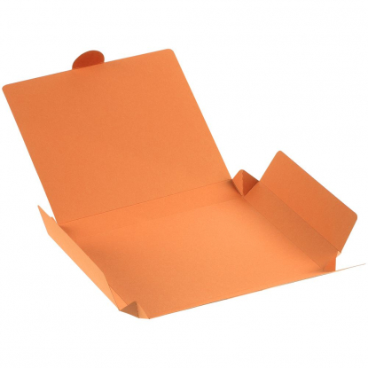 Коробка самосборная Flacky, оранжевая, общий вид
