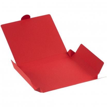 Коробка самосборная Flacky, красная, общий вид