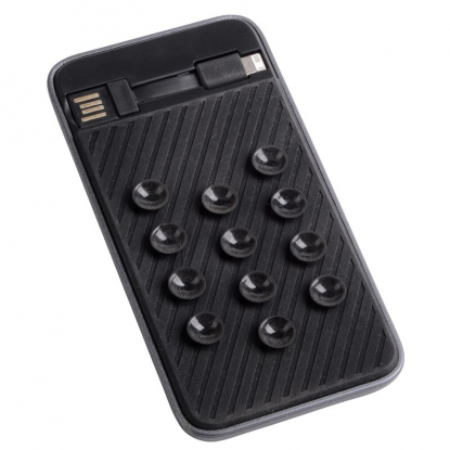 Внешний аккумулятор OCTOPUS 4000 мАч, черный