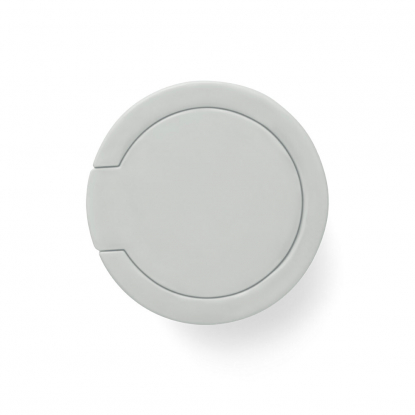 Стеклянная бутылка для спорта QUINTANA, серая, крышка