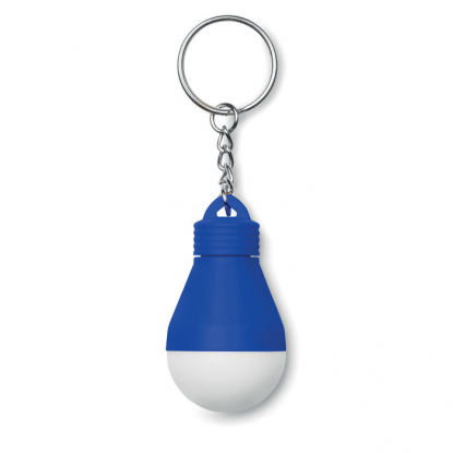 Пластиковый фонарь-брелок. синий