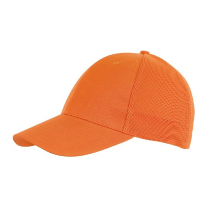 6-ти сегментная кепка PITCHER, оранжевая