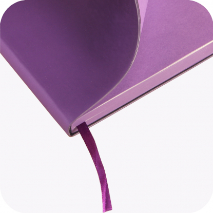 Блокнот NIKA soft touch, фиолетовый