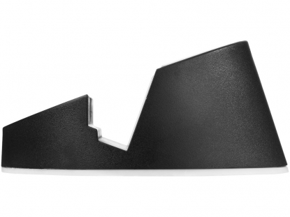 Подставка Orso для медиа устройств, чёрная, вид сбоку