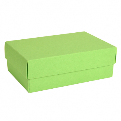 Коробка картонная COLOR, зеленое яблоко