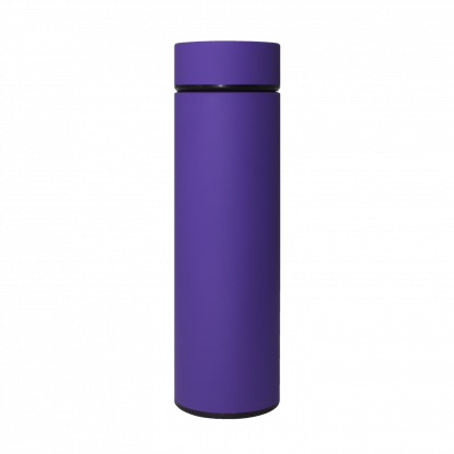 Термос Reactor s с датчиком температуры и покрытием софт тач, фиолетовый