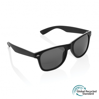 Солнцезащитные очки из переработанного пластика, черные