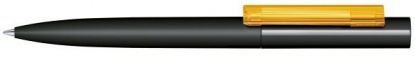 Шариковая ручка Headliner Soft Touch, чёрная с жёлтым