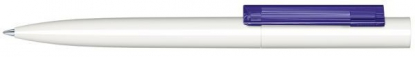Шариковая ручка Headliner Polished Basic, белая с фиолетовым