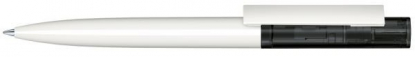 Шариковая ручка Headliner Clear Basic, белая с чёрным