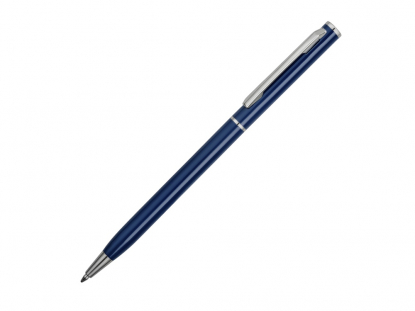 Ручка шариковая Атриум Silver, темно-синяя