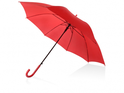 Зонт-трость Яркость, полуавтомат, ярко-красный