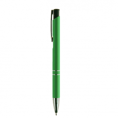 Ручка MELAN soft touch, зеленая