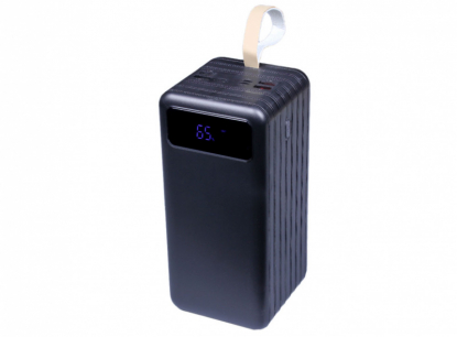Внешний аккумулятор power bank с фонариком 80000 Mah, чёрный