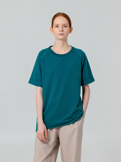 Футболка Vozduh, тёмно-бирюзовая