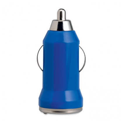 Адаптер автомобильный USB MOBICAR, синий