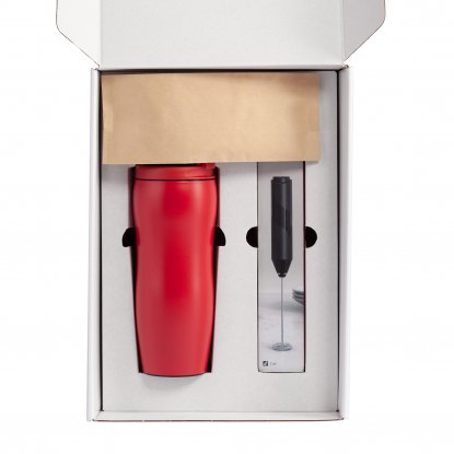 Набор Латте Пудра, красный