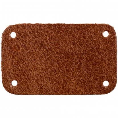 Лейбл кожаный Beta, S, горчичный