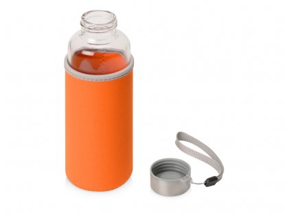 Бутылка для воды Pure c чехлом, оранжевая