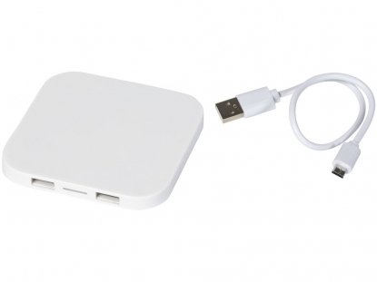 Беспроводной зарядный коврик  Ozone, белый с проводом