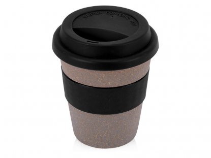Стакан из бамбукового волокна Café, черный