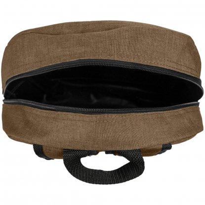 Рюкзак Melango, коричневый, вид сверху