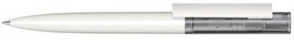 Шариковая ручка Headliner Clear Basic, белая с серым