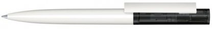 Шариковая ручка Headliner Clear Basic, белая с чёрным