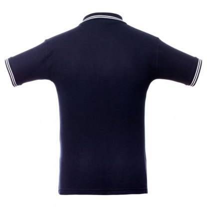 Рубашка поло Virma Stripes, тёмно-синяя, 3XL