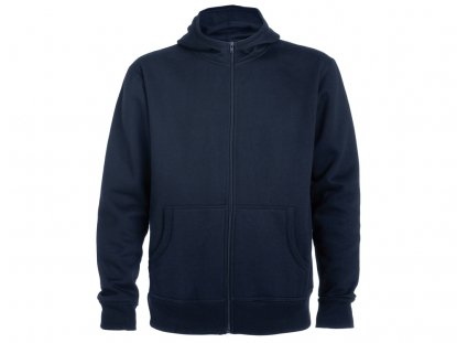 Толстовка на молнии Montblanc, унисекс, темно-синяя