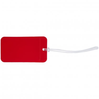 Багажная бирка Dorset, красная, обратная сторона