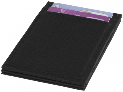 Бумажник Adventurer, чёрный, пример использования снаружи