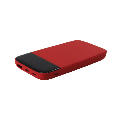 Внешний аккумулятор Bplanner Power 3 ST, софт-тач, красный